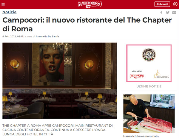 articolo su campocori di gambero rosso