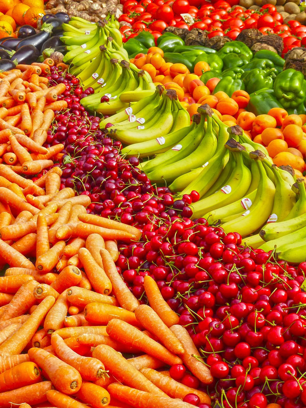 frutta verdura during shopping experience